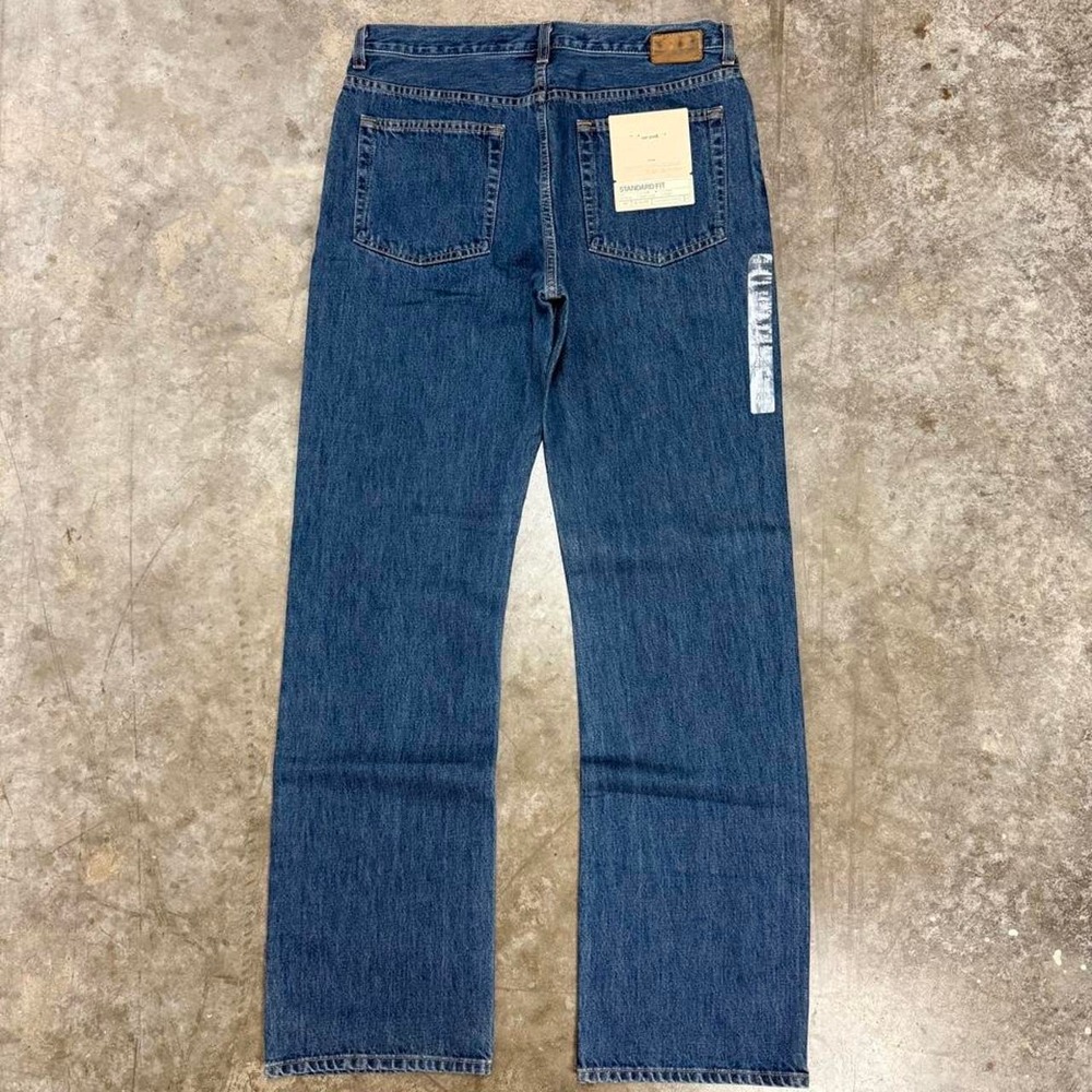 Gap Standard Fit Straight Blue Jeans Mens 33x34 Y2K Vintage NWT Medium Wash